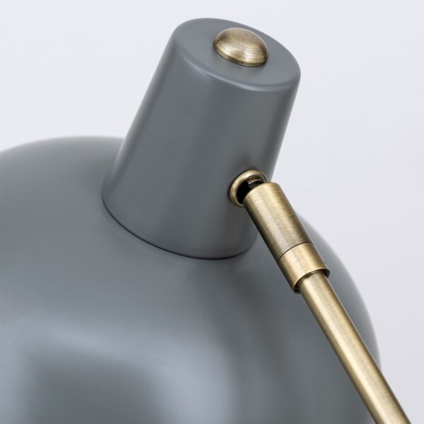 Orion - Lampada da tavolo FEDRA 1xE14/40W/230V grigio/ottone