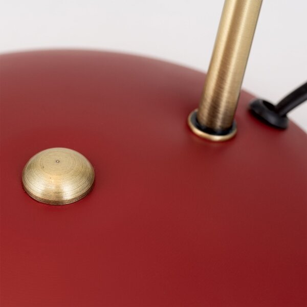 Orion - Lampada da tavolo FEDRA 1xE14/40W/230V rosso/ottone