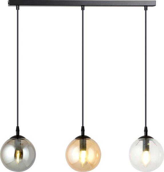 Lampadario Emibig 3xE14 40W COSMO 3 BLACK MIX 714/3