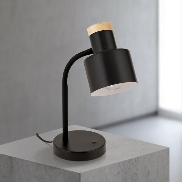 Orion - Lampada da tavolo GILI 1xE27/40W/230V nera