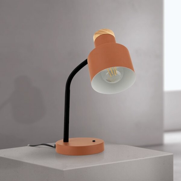 Orion - Lampada da tavolo GILI 1xE27/40W/230V color mattone