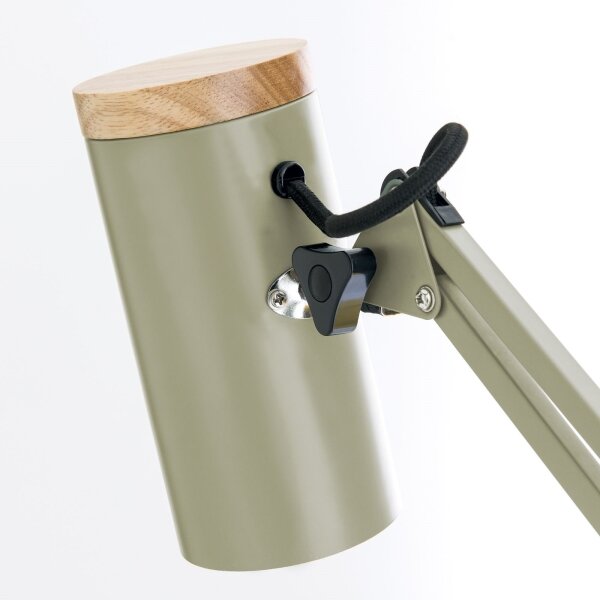 Orion - Lampada da tavolo con clip GILI 1xE27/40W/230V verde