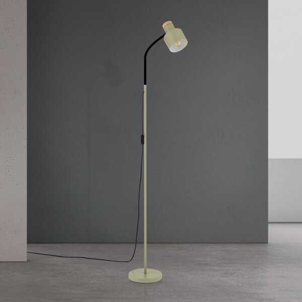 Orion - Lampada da terra GILI 1xE27/40W/230V verde