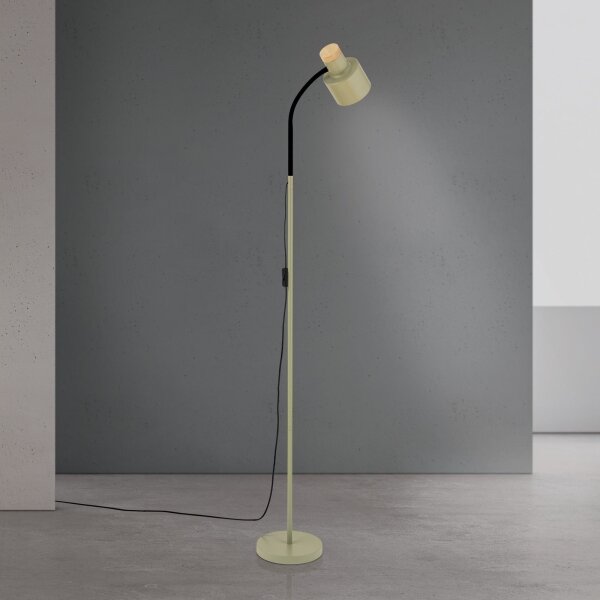Orion - Lampada da terra GILI 1xE27/40W/230V verde