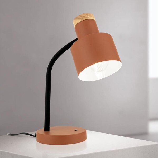 Orion - Lampada da tavolo GILI 1xE27/40W/230V color mattone