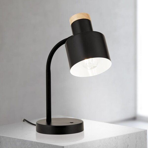 Orion - Lampada da tavolo GILI 1xE27/40W/230V nera