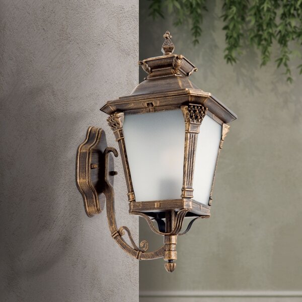 Orion - Applique da esterno AIKO 1xE27/60W/230V IP23 bronzo/patina