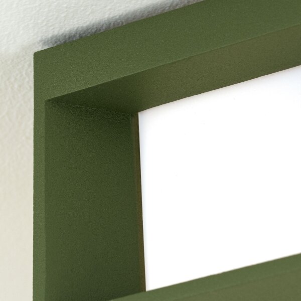 Orion - Lampada da esterno HENRY 2xE27/15W/230V 26x26 cm IP44 verde