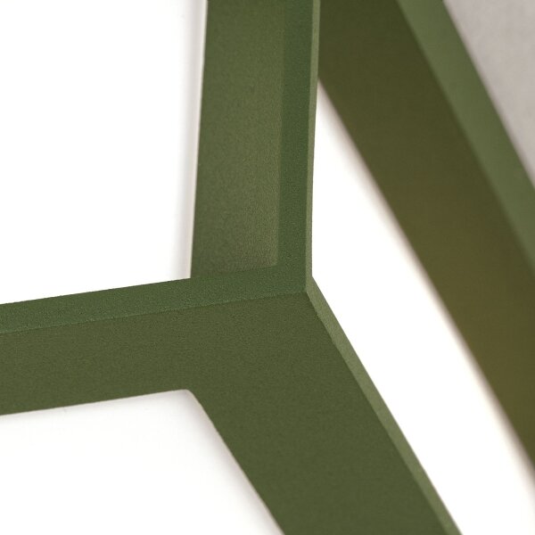 Orion - Lampada da esterno HENRY 2xE27/15W/230V 26x26 cm IP44 verde