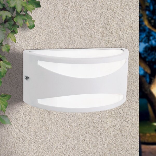 Orion - Applique da esterno SHELL 1xE27/40W/230V IP54 bianco