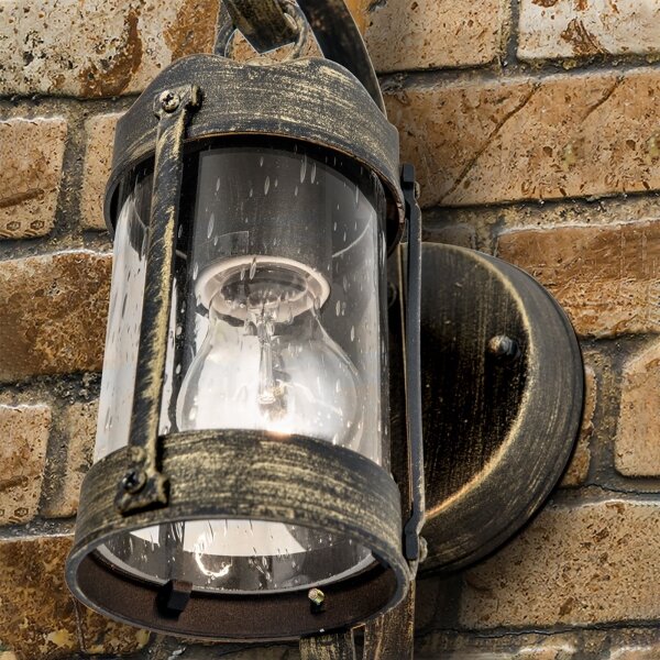 Orion - Lampada da parete per esterni TAVERNA 1xE27/60W/230V IP23 bronzo/patina