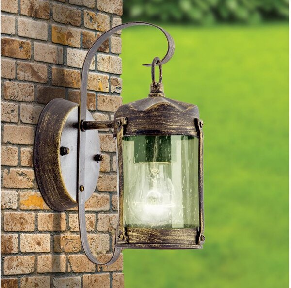 Orion - Lampada da parete per esterni TAVERNA 1xE27/60W/230V IP23 bronzo/patina