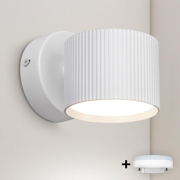 Brilagi - LED Faretto da parete STRIPY 1xGX53/15W/230V bianco