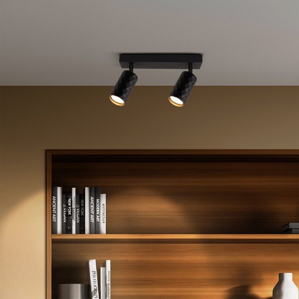 Brilagi - Faretto SELE DIAMANT 2xGU10/30W/230V nero