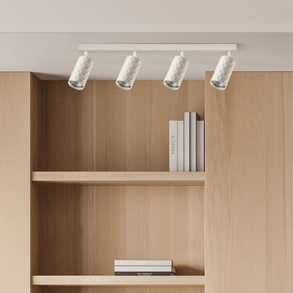Brilagi - Faretto SELE DIAMANT 4xGU10/30W/230V bianco