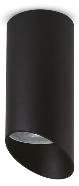 Faretto a plafone in alluminio nero 7W