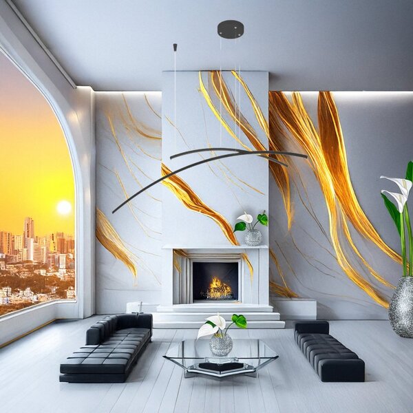 Lampadario moderno top light kawaii 1229 s ne led cct switch dimmerabile 3 step - Top Light