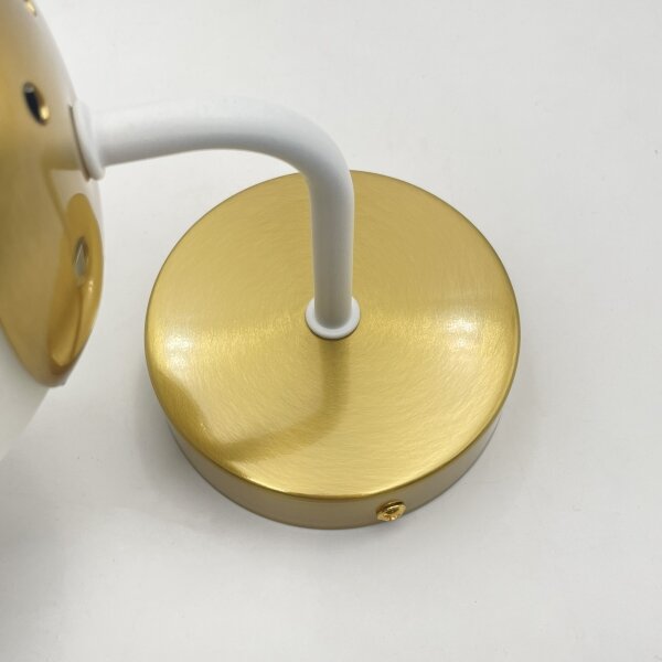Brilagi - Lampada da parete MALIVA 1xE14/15W/230V dorata/bianca