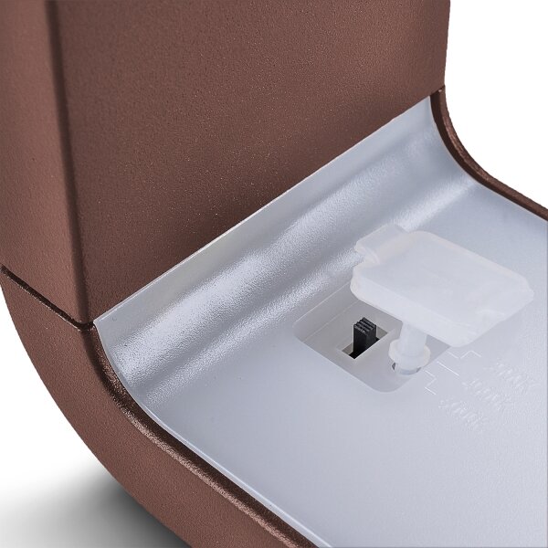 Brilagi - Lampada LED da esterno BARI LED/7W/230V 3000/4000/6000K marrone IP54