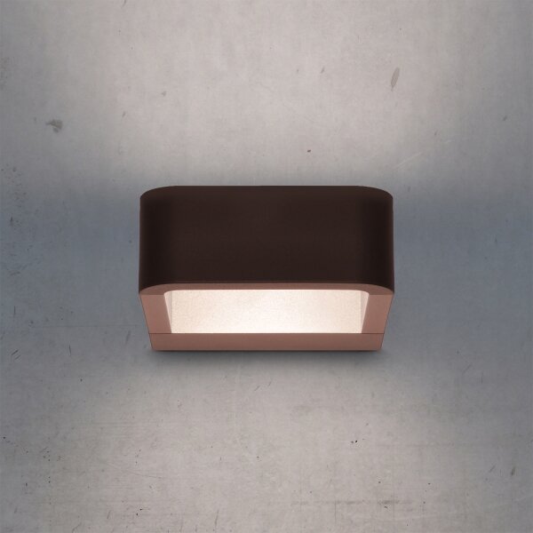 Brilagi - Lampada LED da esterno BARI LED/7W/230V 3000/4000/6000K marrone IP54