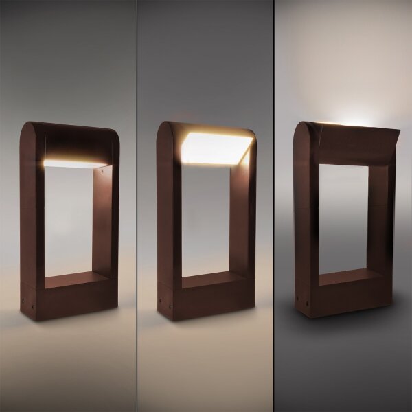 Brilagi - lampada LED da esterno CROTONE LED/7W/230V marrone IP54 30 cm