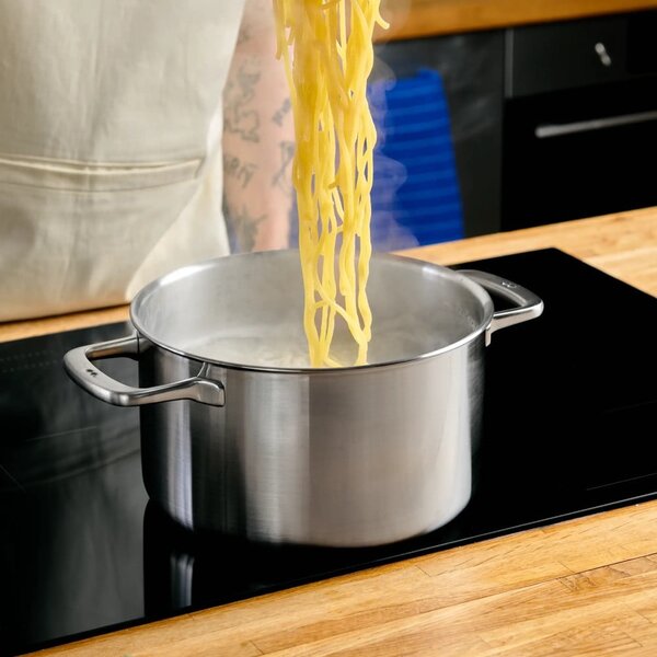 Casseruola in acciaio inox con coperchio incluso per induzione 5,5 l Lucca 3.0 – FABINI