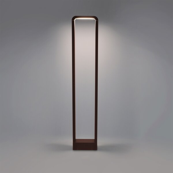 Brilagi - Lampada LED da esterno BARI LED/7W/230V 3000/4000/6000K marrone IP54 80 cm