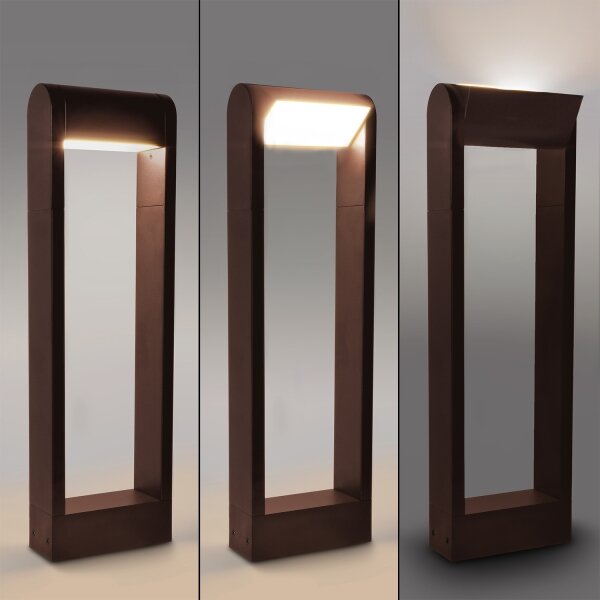 Brilagi - Lampada LED da esterno CROTONE LED/7W/230V marrone IP54 50 cm