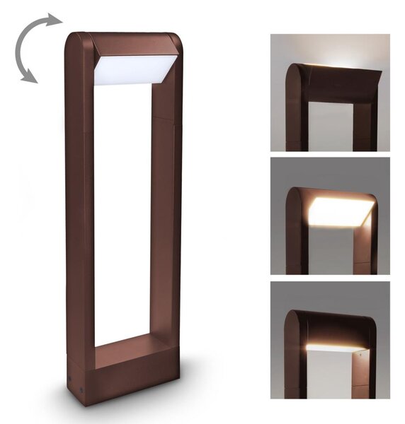 Brilagi - Lampada LED da esterno CROTONE LED/7W/230V marrone IP54 50 cm