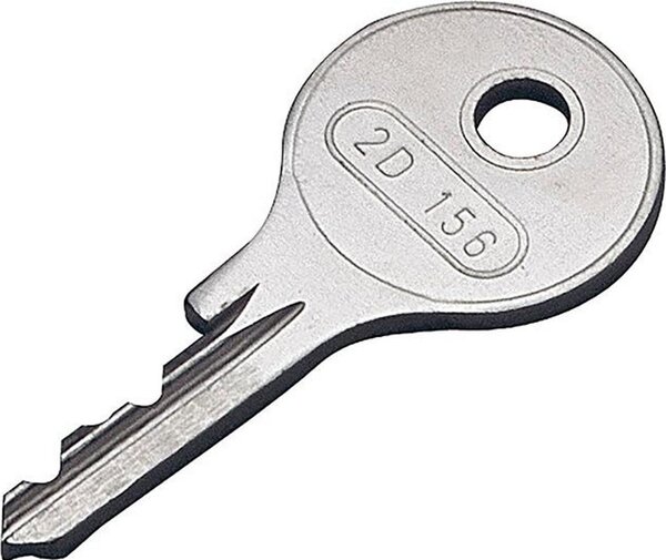 Chiave Hoppe per maniglia di finestra, con chiave uguale, 2D156, ferro, nichelato