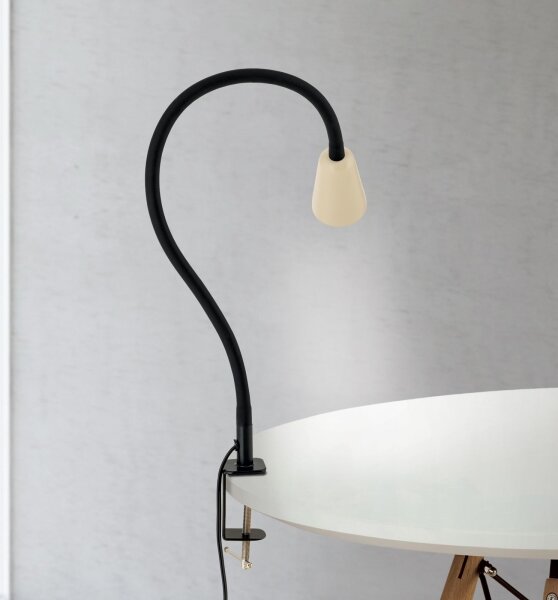 Orion - Lampada da tavolo flessibile con clip DOTTY 1xGU10/10W/230V beige/nero