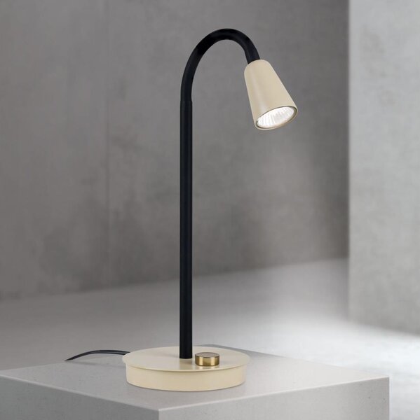 Orion - Lampada da tavolo dimmerabile flessibile DOTTY 1xGU10/10W/230V beige/nero