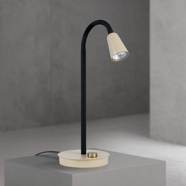 Orion - Lampada da tavolo dimmerabile flessibile DOTTY 1xGU10/10W/230V beige/nero