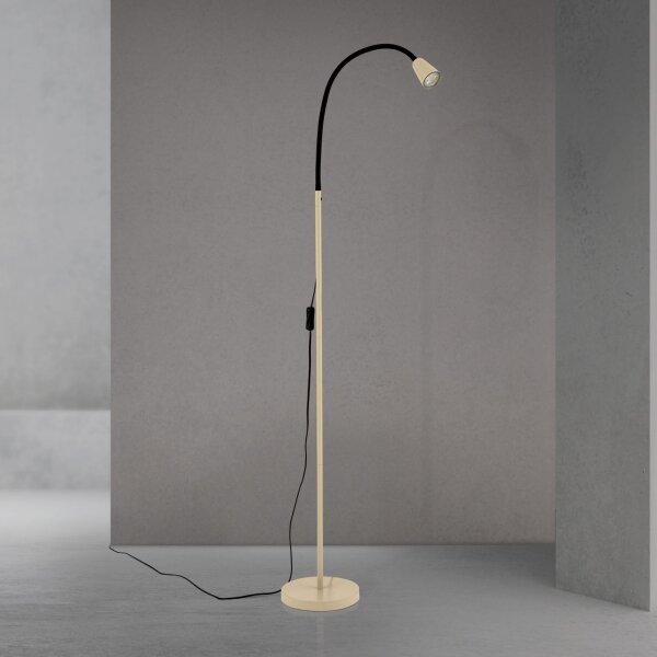 Orion - Lampada da terra flessibile DOTTY 1xGU10/10W/230V beige/nera