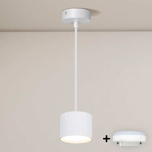 Brilagi - LED Lampada a sospensione su cavo STRIPY 1xGX53/15W/230V bianco