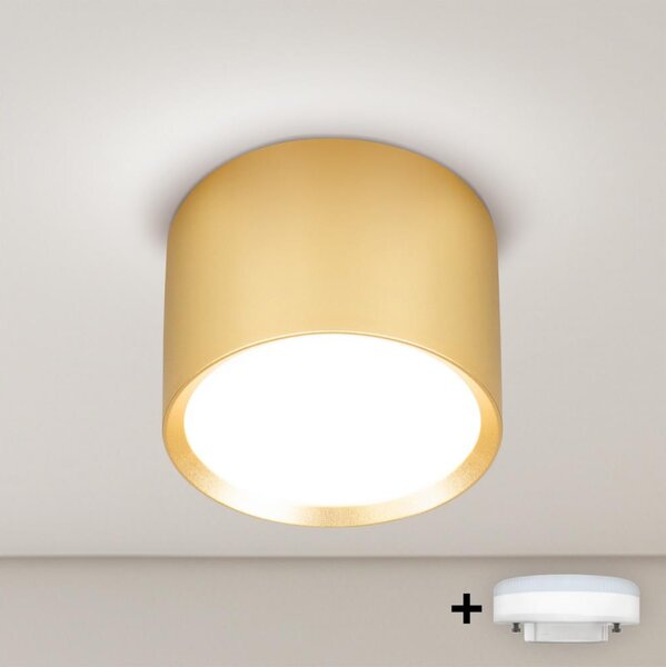 Brilagi - LED Faretto SMOOTH 1xGX53/15W/230V dorato