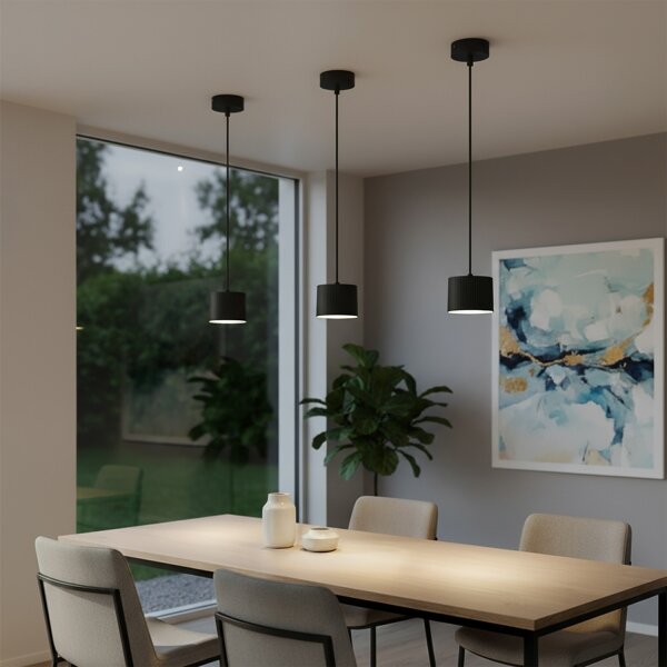 Brilagi - LED Lampadario a cavo STRIPY 1xGX53/15W/230V nero