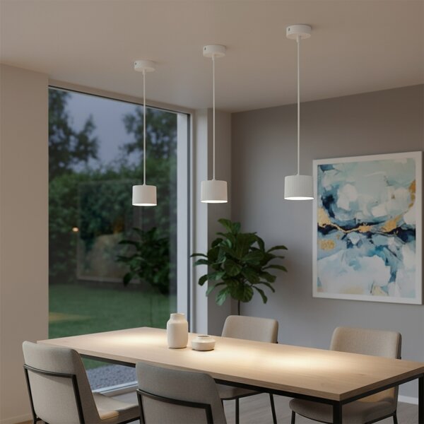 Brilagi - LED Lampada a sospensione su cavo STRIPY 1xGX53/15W/230V bianco