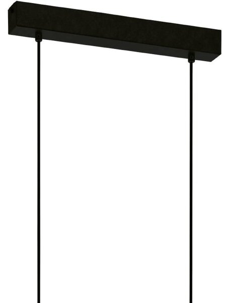 Eglo 43712 - Lampadario a sospensione con filo TOWNSHEND 6xE27/60W/230V nero