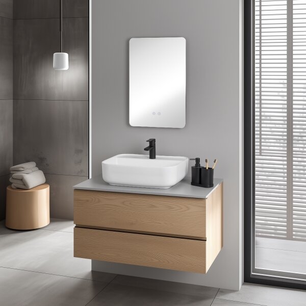 Brilagi - Specchio da bagno LED dimmerabile, riscaldato, con retroilluminazione DIANA LED/13W/230V 60x40 cm IP44