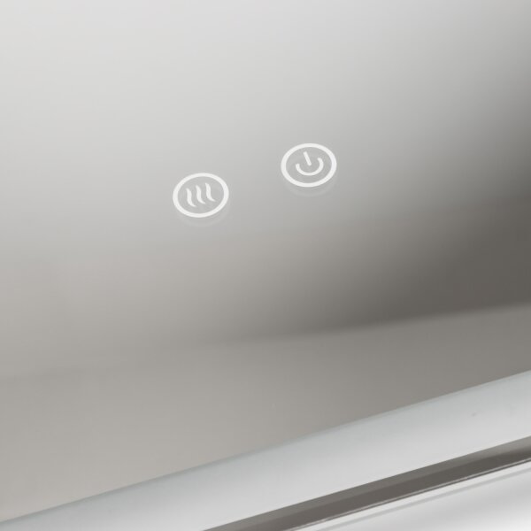 Brilagi - Specchio da bagno LED dimmerabile con retroilluminazione e funzione antiappannamento BELLA LED/12W/230V 40x60 cm IP44