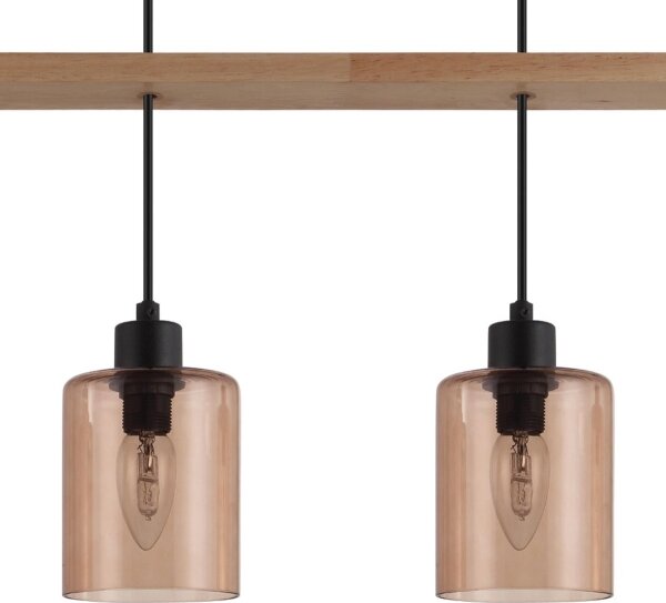 Eglo 43368 - Lampadario a cavo COOLMONT 4xE14/40W/230V