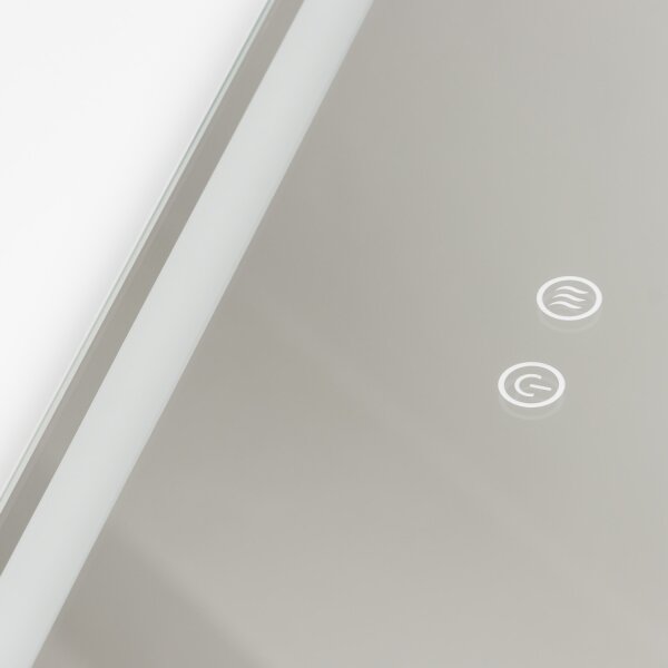 Brilagi - Specchio da bagno LED dimmerabile, riscaldato, con retroilluminazione BELLA LED/19W/230V 60x90 cm IP44