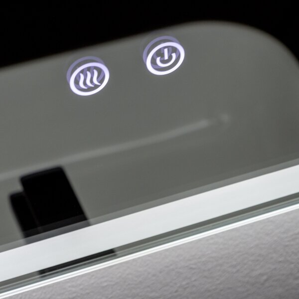 Brilagi - Specchio da bagno LED dimmerabile, riscaldato, con retroilluminazione BELLA LED/19W/230V 60x90 cm IP44