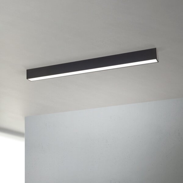 Orion - Lampada LED da soffitto/sospensione 2 in 1 PALKKI LED/38W/230V 3000/4000/5000K nera