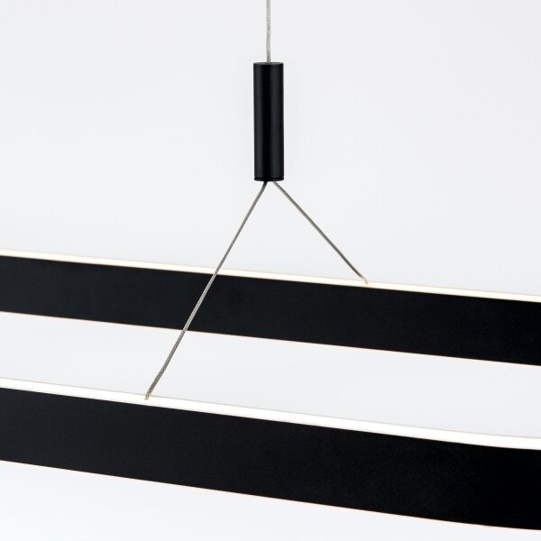 Orion - Lampada a sospensione LED a cavo CARRARA LED/80W/230V 2700/3000/4000K nero