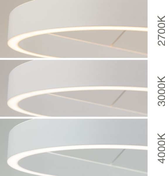Orion - Lampadario LED a sospensione CARRARA LED/80W/230V 2700/3000/4000K bianco