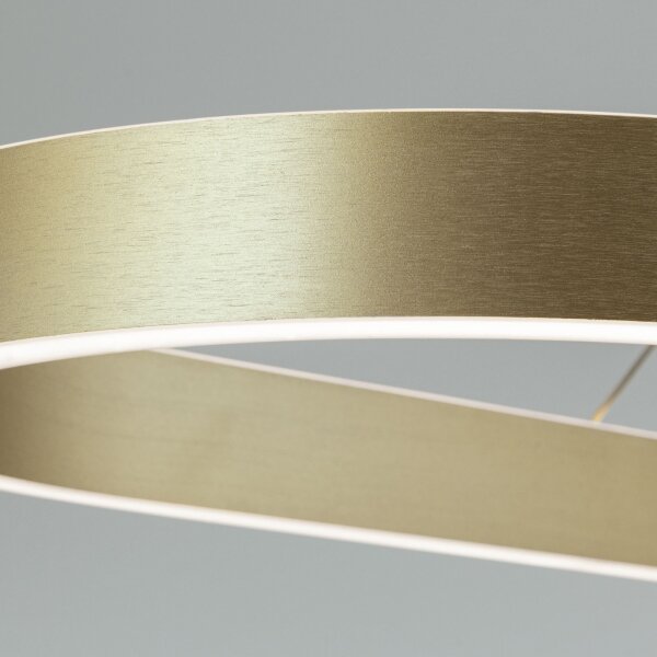 Orion - Lampadario LED sospeso a cavo CARRARA LED/80W/230V 2700/3000/4000K oro