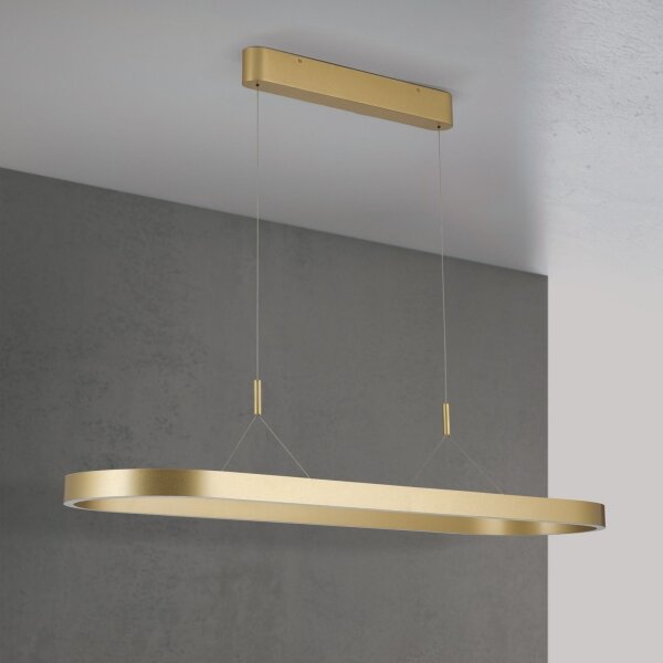 Orion - Lampadario LED sospeso a cavo CARRARA LED/80W/230V 2700/3000/4000K oro
