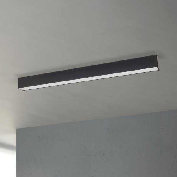 Orion - Lampada LED da soffitto/sospensione 2 in 1 PALKKI LED/38W/230V 3000/4000/5000K nera